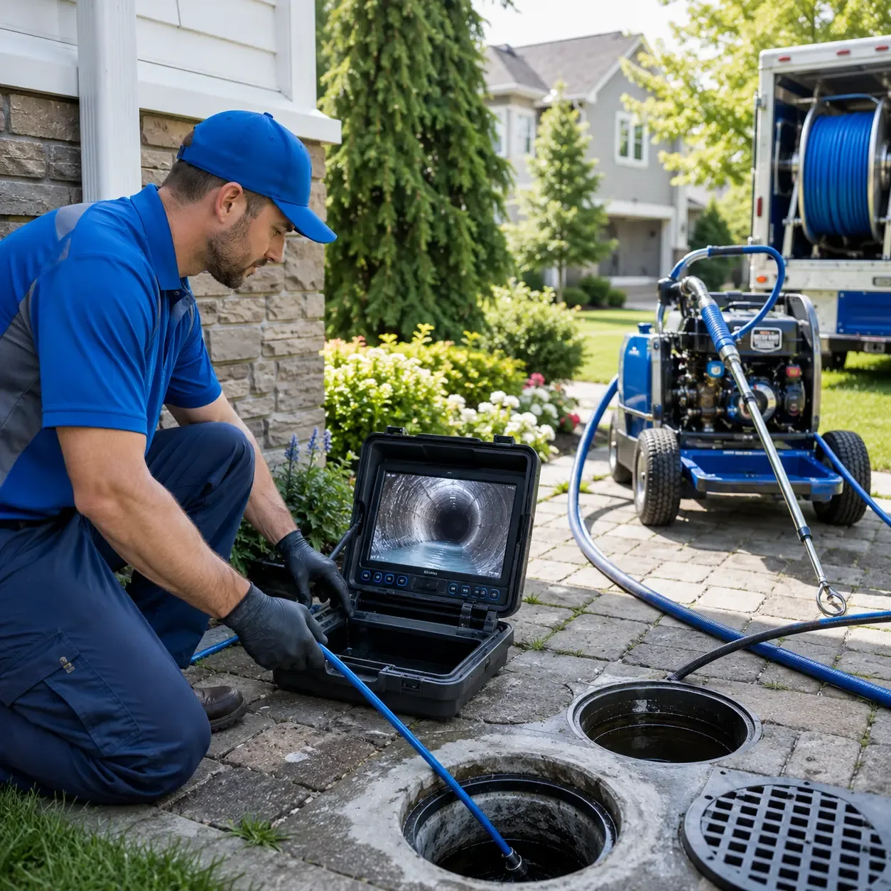 Outdoor drain cleaning professionals serving Pedricktown, NJ